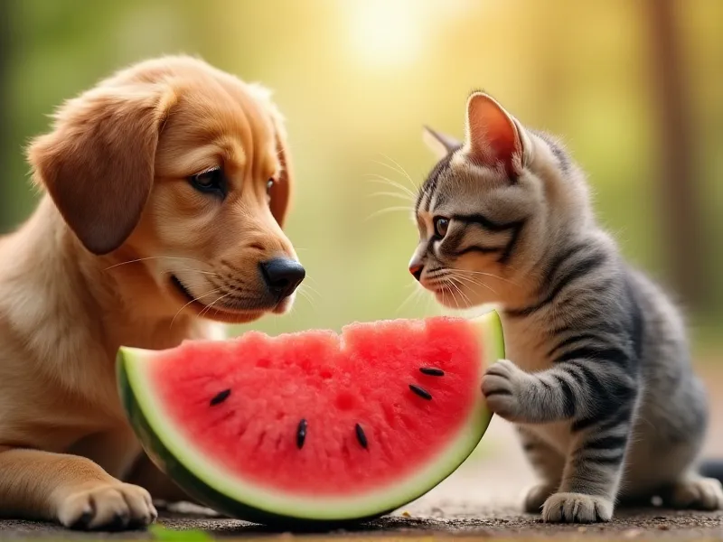 can dogs and cats eat watermelon