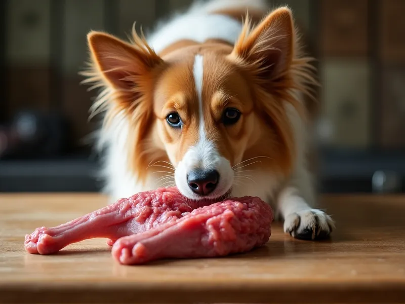 can dogs eat a raw turkey neck
