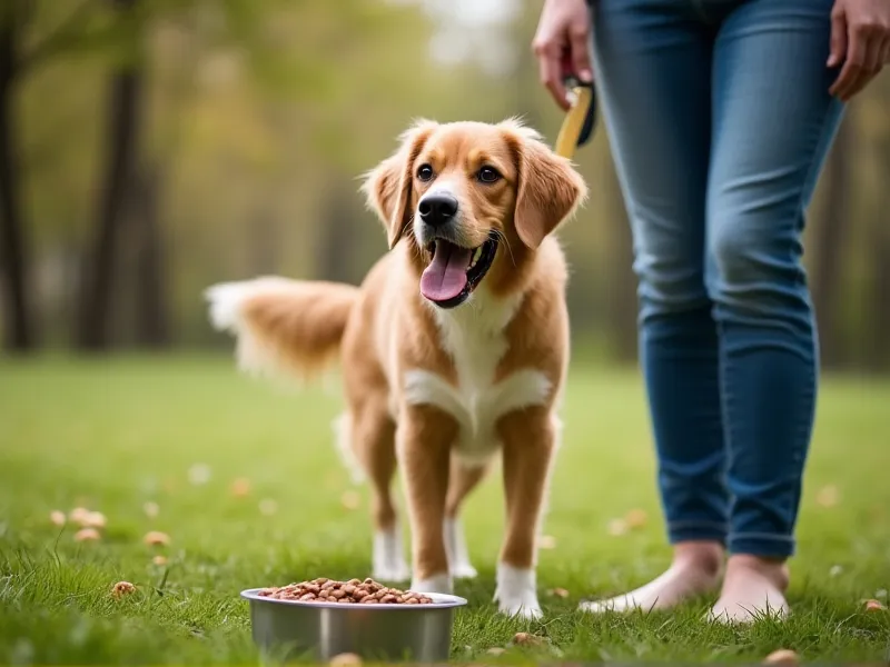 can dogs eat after a walk