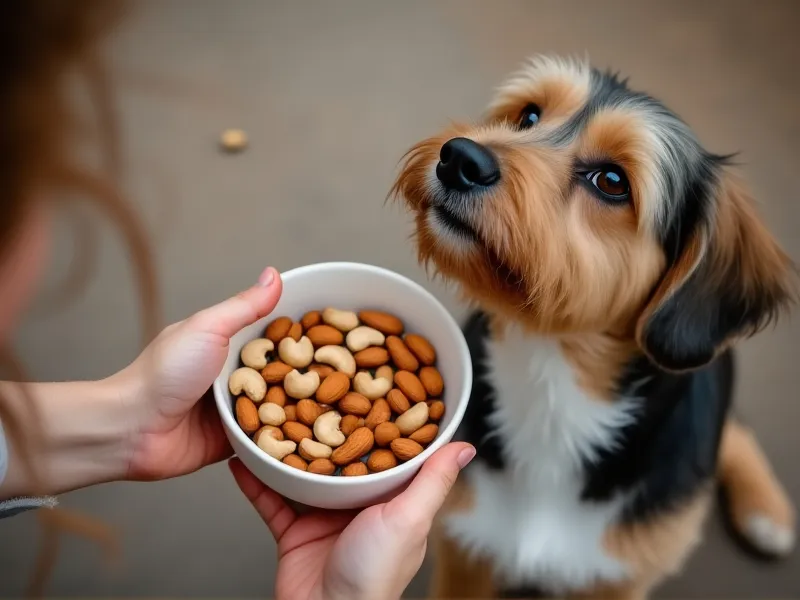 can dogs eat almonds and cashews