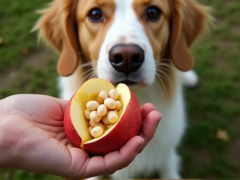 can dogs eat apple seed