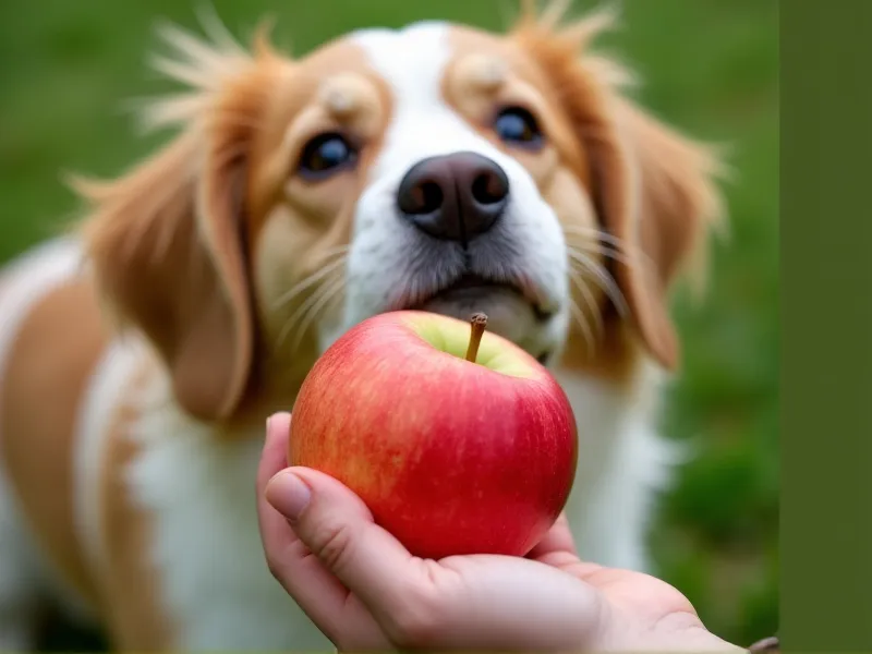 can dogs eat apple skin