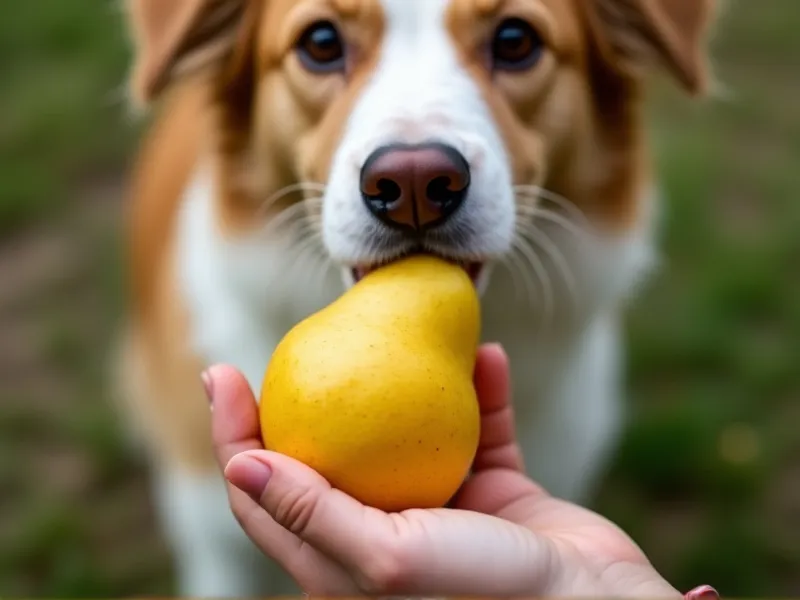 can dogs eat bartlett pears