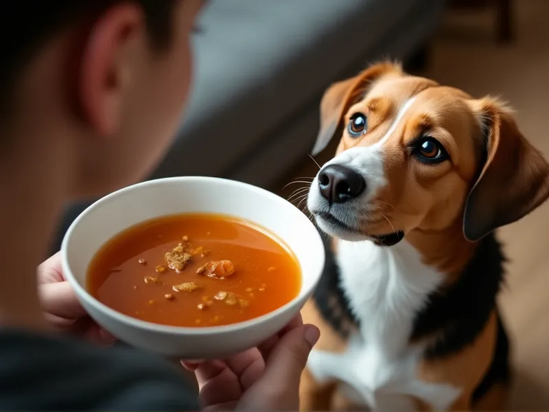 can dogs eat beef broth