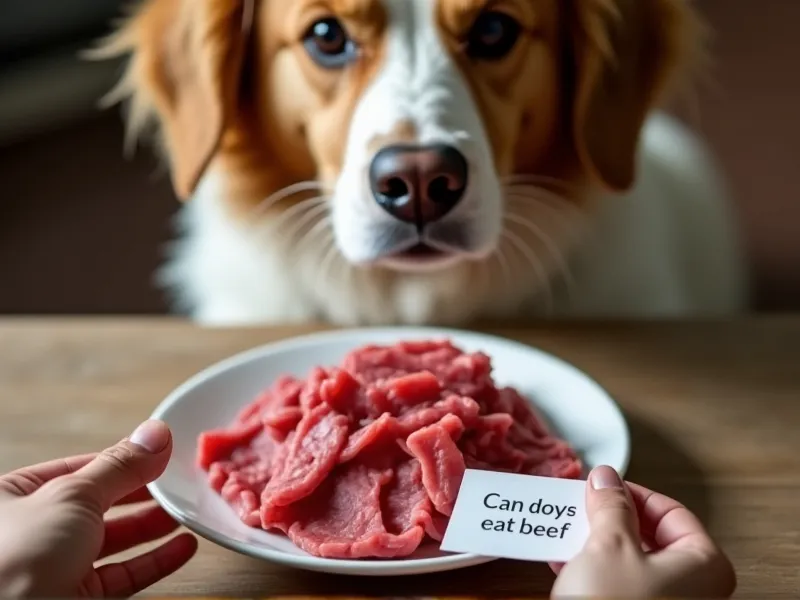 can dogs eat beef