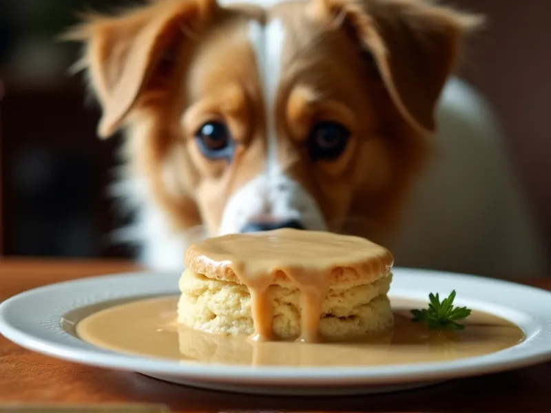 can dogs eat biscuits and gravy