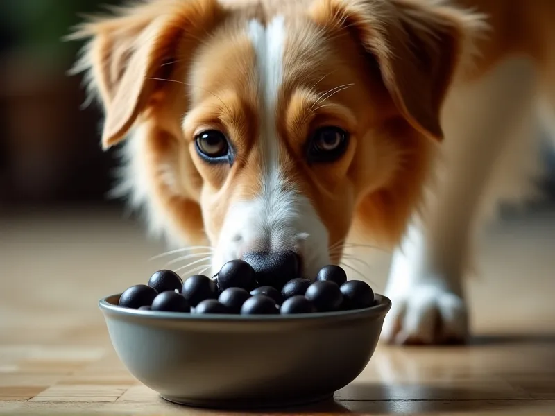 can dogs eat black olives