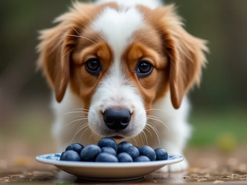 can dogs eat blueberies