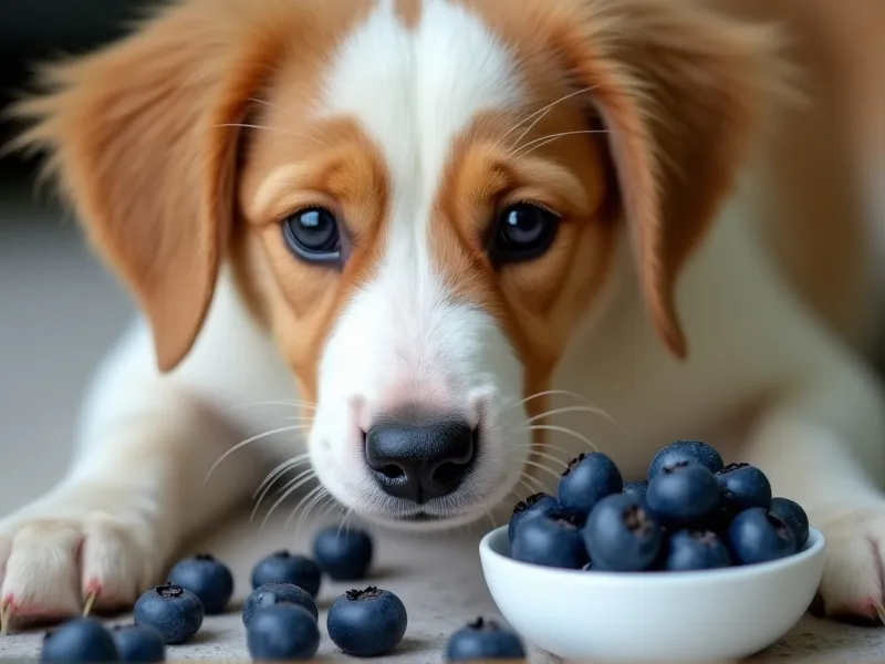 can dogs eat blueberries safely