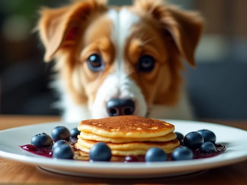 can dogs eat blueberry pancakes