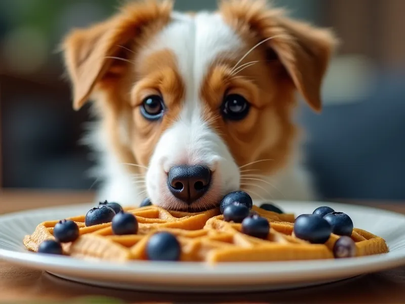 can dogs eat blueberry waffles