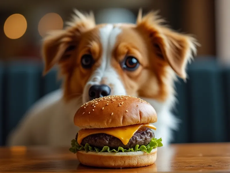 can dogs eat burgers