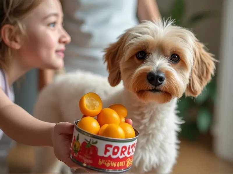 can dogs eat canned fruit