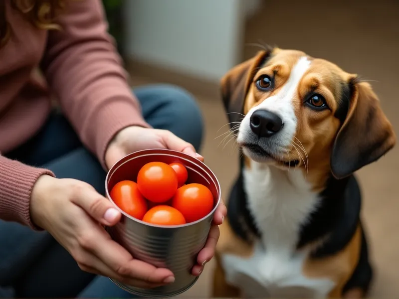 can dogs eat canned tomatoes