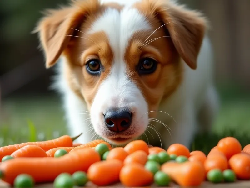 can dogs eat carrots and peas
