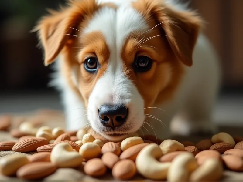 can dogs eat cashews and almonds