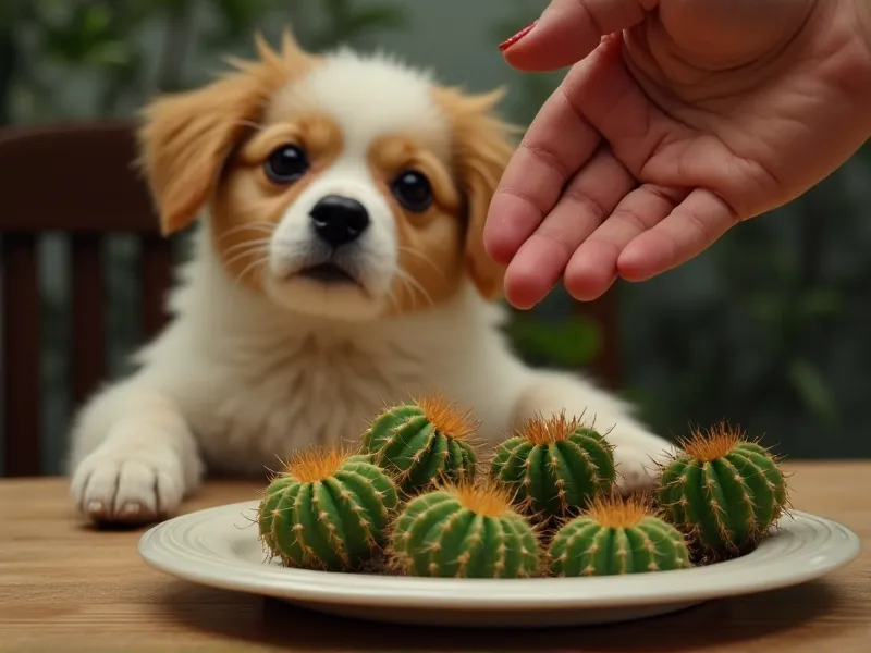 can dogs eat cooked cactus