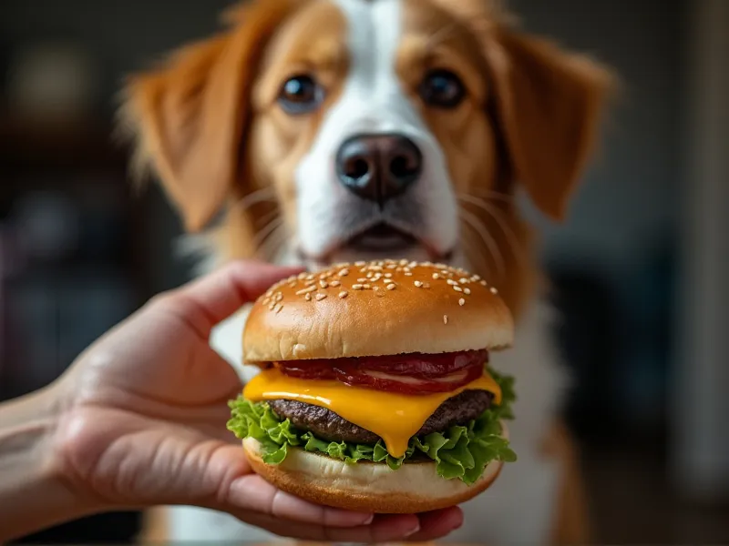 can dogs eat cooked hamburger