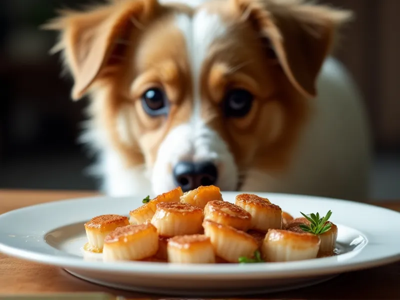 can dogs eat cooked scallops
