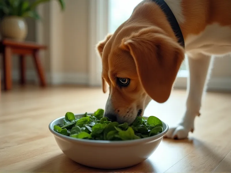 can dogs eat cooked spinach