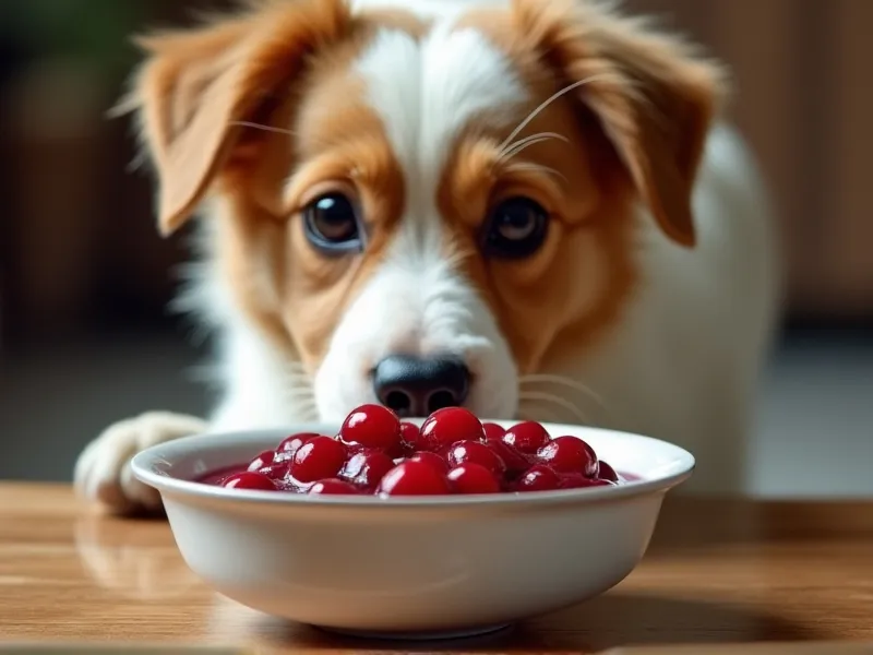 can dogs eat cranberries sauce