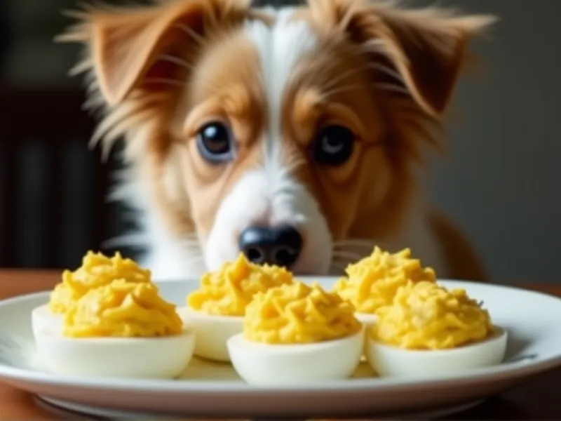 can dogs eat deviled eggs