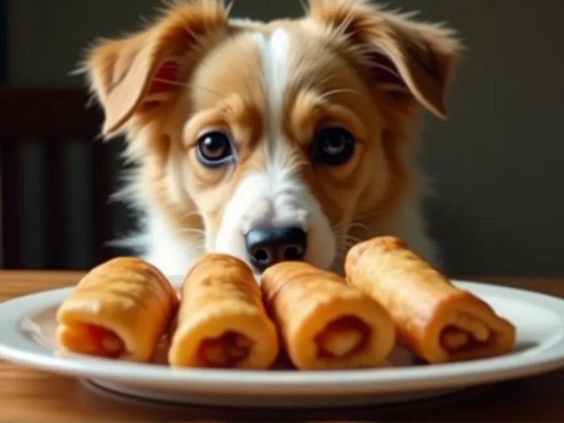 can dogs eat egg rolls