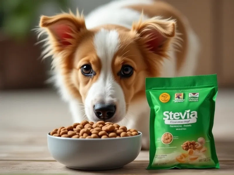 can dogs eat food with stevia