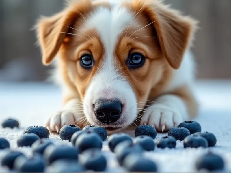 can dogs eat frozen blueberries