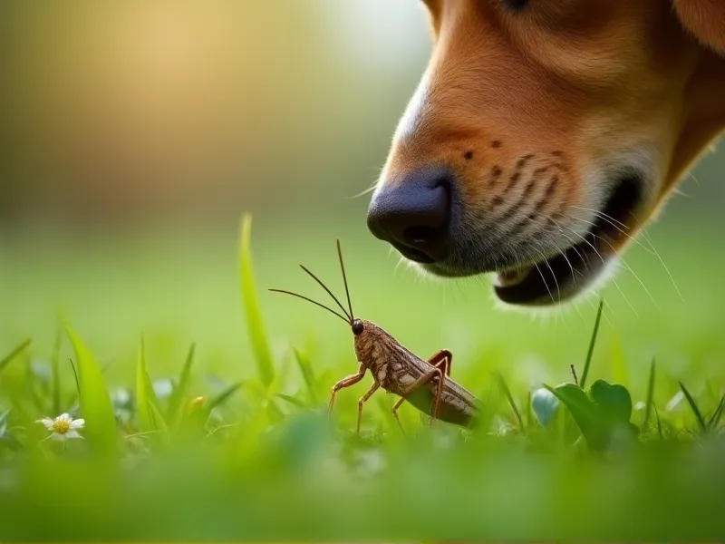 can dogs eat grasshoppers