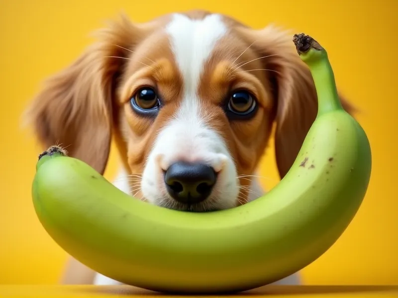can dogs eat green bananas