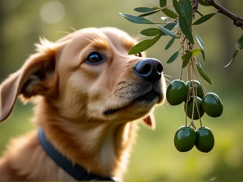 can dogs eat olives from the tree