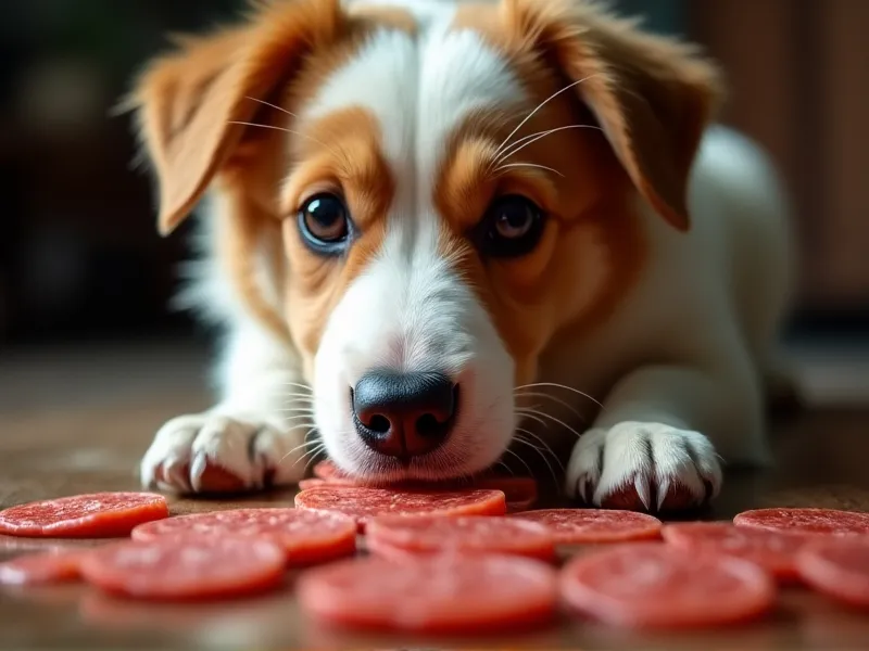 can dogs eat salami slices
