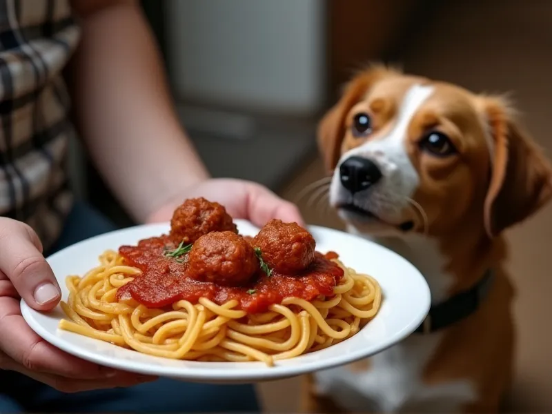can dogs eat spaghetti and meatballs