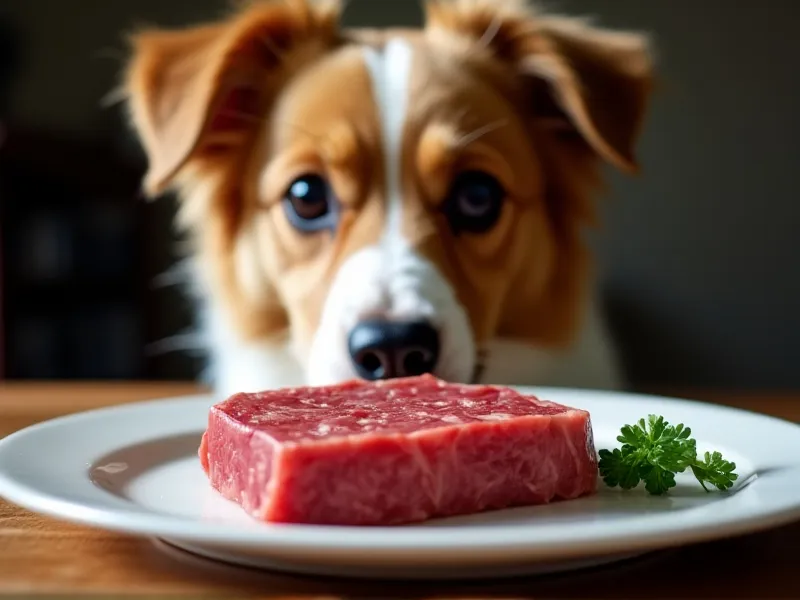 can dogs eat steak raw