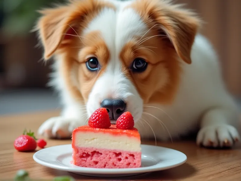 can dogs eat strawberry cake