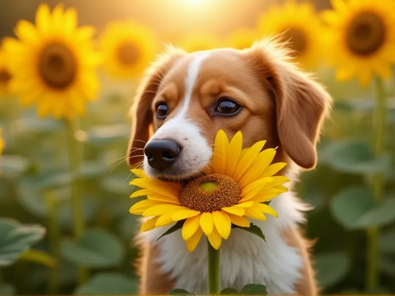 can dogs eat sunflowers