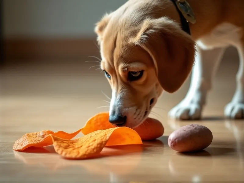 can dogs eat sweet potatoe peel