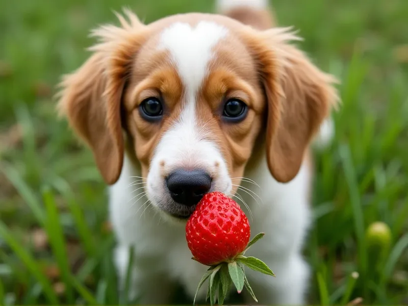 can dogs eat the green part of strawberries