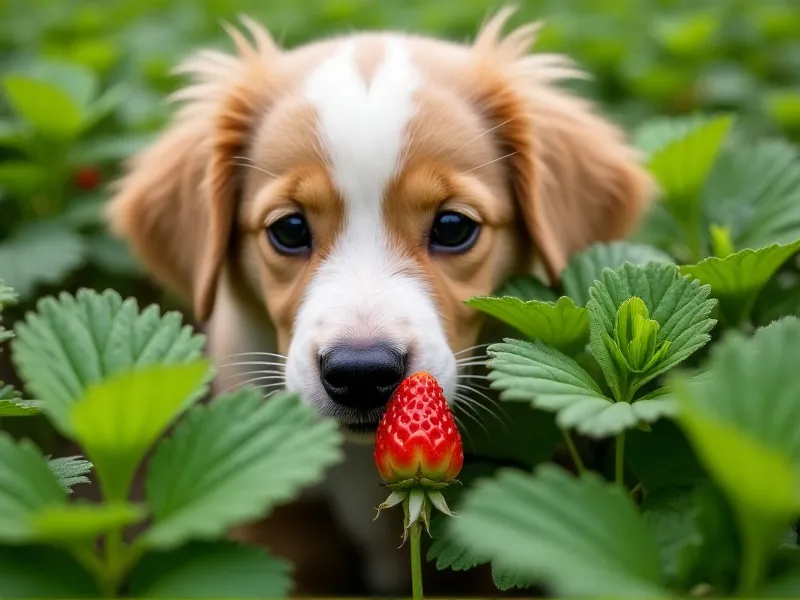 can dogs eat the leaves of strawberries
