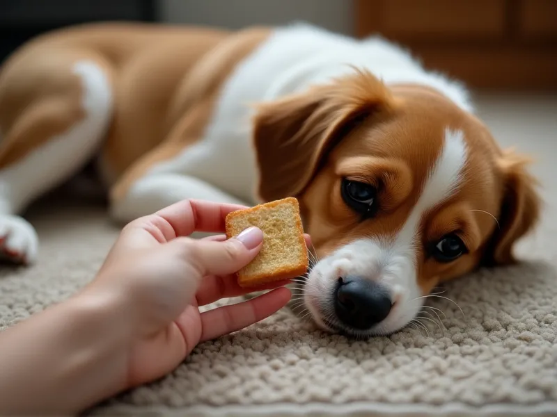 can dogs eat toast for upset stomach