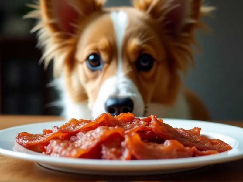 can dogs eat uncooked bacon