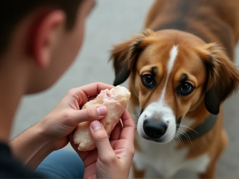 can dogs eat uncooked chicken bones