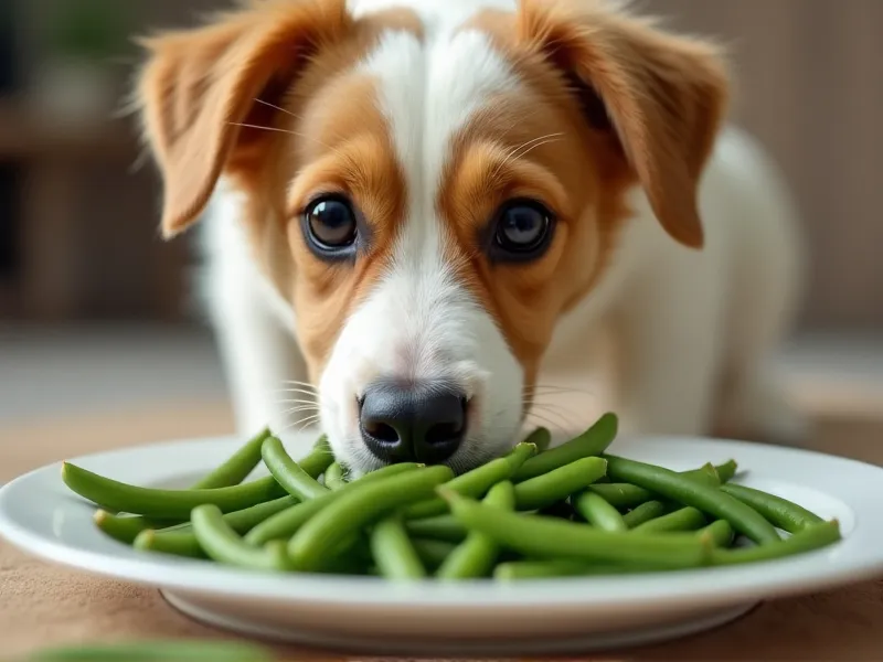 can dogs eat uncooked green beans