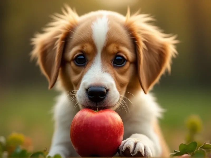 can dogs eat whole apples