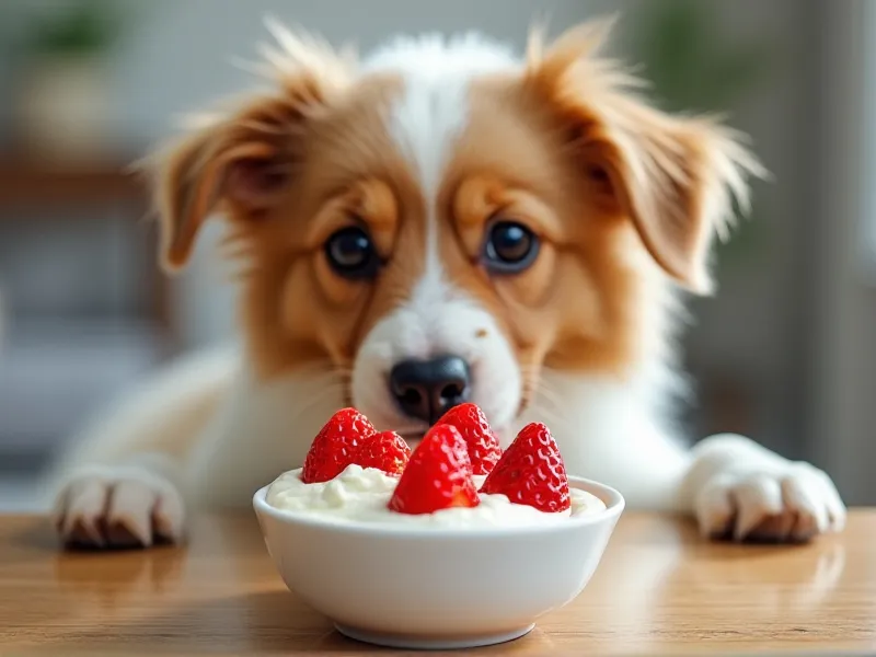 can dogs eat yogurt strawberry